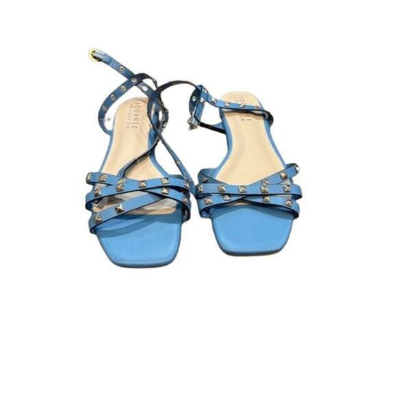 Journee Collection “Zendaya” Faux Leather Studded Slingback Sandals – Size 9.5 - Picture 4 of 8